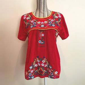 YZXDORWJ embroidered top